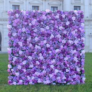 फूल के साथ चटाई पैनल पृष्ठभूमि दीवार सफेद बैंगनी गहरे लाल नीले गुलाबी हरे रंग नारंगी ब्लश बरगंडी पीला काले इंद्रधनुष मिश्रित चैती - Product Image 2