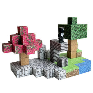Fabricantes de Bloques de Construcción Magnéticos, Venta al por Mayor de Cubos Magnéticos Personalizados para Niños, Juegos de Bloques de Mi Mundo para Niños - Product Image 1