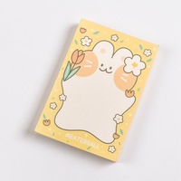 Blocs-notes autocollants personnalisés avec impression de logo, mémo promotionnel Kawaii, taille personnalisée, plusieurs couleurs