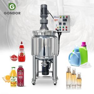 Stainless Steel 1000 Liters Small Scale Yoghurt Soap Liquid Reactor Mixing Mixer Tank Machine with a Agitator Heater - Product Image 1