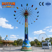 Grande structure de divertissement extérieure : Manège Tour de chute libre Sky Flyer – Attractions palpitantes pour parcs d'attractions
