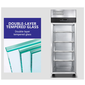 <span class=keywords><strong>Congélateur</strong></span> vertical de 300 L avec porte vitrée pour boissons, réfrigérateur à bière, vitrine réfrigérée pour boissons pour magasin de proximité - Product Image 4