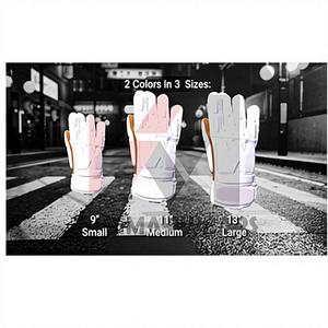 ถุงมือฮ็อกกี้น้ำแข็งพร้อมที่ป้องกันข้อมือในตัว ดีไซน์แบบรัดข้อมือ ปิดด้วยแถบตีนตุ๊กแกกันลื่นเพื่อการปกป้องสูงสุด ใช้กับหน้าจอสัมผัสได้ - Product Image 1