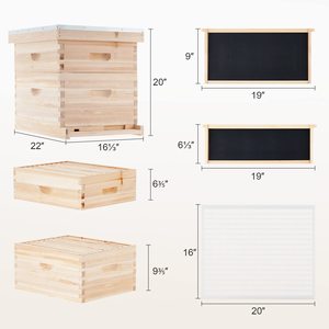 ชุดรังผึ้งสำเร็จรูป 2 ชั้น พร้อมกล่องรังผึ้ง 10 เฟรม แบบ Langstroth - Product Image 4