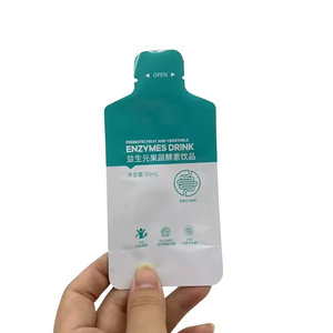 Bolsas de Plástico Desechables Plegables para Beber, Bolsas Especiales con Forma de Botella para Agua, Bebidas, Jugos, Bolsas de Embalaje para Bebidas - Product Image 2