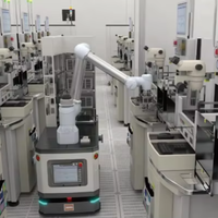 Robot collaboratif 6 axes 5 kg 917 mm ±0,02 mm certifié CE pour l'assemblage, la manutention, la palettisation, le vissage, le collage et l'inspection