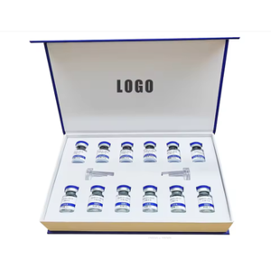 Perfume Essential Oil Paper Packaging <b>Box</b> Custom logo Luxury Peptide <b>Bottle</b> Wrapping Paper Gift <b>Box</b> with Plastic Insert - Product Image 3