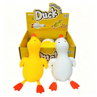 Balle anti-stress géante en forme de canard à remontée lente, jaune et blanc, 14 pouces, jouet sensoriel à presser, vente en gros depuis l'entrepôt américain