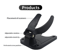 Soporte de Pared para Escáner de Código de Barras JR-T3, Resistente y Duradero, Fácil de Instalar, Soporte para Escáner de Código QR para Almacén
