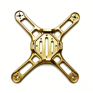 Custom CNC Stainless Steel Aluminum FPV <b>Drone</b> Frame 4 Arms for <b>Quadcopter</b> Chassis for Racing <b>Drone</b> Made Per Your Drawing - Product Image 1