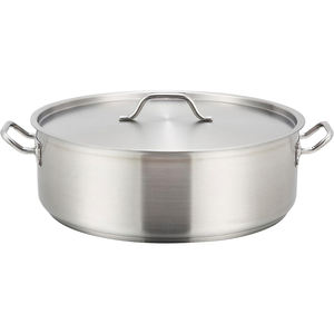 Marmite de cuisson commerciale robuste, grande casserole à induction, poêle composite, ustensile de cuisson pour soupes - Product Image 1