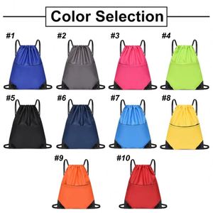 Factory Custom <b>Bags</b> With Logo Oxford Waterproof Drawstring Backpack Cinch Sack Men's <b>String</b> <b>Bag</b> for Outdoor Sports - Product Image 2
