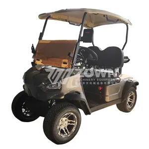 Voiturette de golf tout-terrain électrique de chasse au lithium voiture de golf 2 4 6 passagers pour Buggy Club Car