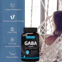 Gesundheit Schlaf Ergänzungen Vitamin GABA Kapseln Lebensmittel qualität Natürlicher Schlaf GABA Kapseln