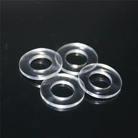 Din Standard M2 M3 PVC POM Fixation Plastique Anneau Plat Rondelles Plaines Joint Mince Isolation Entretoise Transparente Joint Nylon