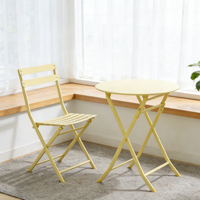 Ensemble table et chaises pliantes pour balcon avec dossier, design moderne, durable et imperméable, pour repas en extérieur, directement de l'usine