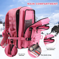 Mochila Táctica Personalizada Impermeable para Laptop Escolar, Bolsa de Gimnasio Oxford, Bolsa de Senderismo y Fitness Molle, Mochila Táctica de 45L