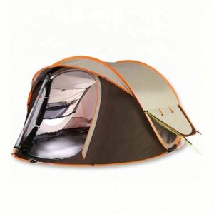 Grande tente de camping familiale pliable, imperméable, pour l'extérieur, quatre saisons, une chambre, automatique, pop-up, pour la pêche - Product Image 3