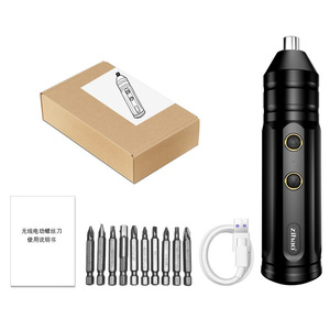 เม่ย ยี่ เจียไขควงไฟฟ้า 12V 900 รอบต่อนาทีไร้สายอัตโนมัติเต็มรูปแบบสว่านขนาดเล็กในครัวเรือนพร้อมดอกสว่านและเครื่องชาร์จ - Product Image 1