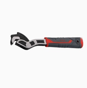 Adjustable Hook <b>Spanner</b> Wrench Self Locking Pipe <b>Tool</b> Serrated Jaw Manual Grip for Bathroom Pipe DIY - Product Image 3