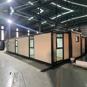 บ้านสำเร็จรูปสมัยใหม่ บ้านคอนเทนเนอร์แบบขยายได้ บ้านพักอาศัยหรูหรา อาคารบ้านพัก บ้านพักแบบกระท่อม อพาร์ทเมนต์สร้างสรรค์ - Product Image 4