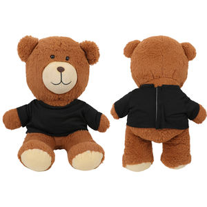 MSYO Ours en peluche avec vêtements amovibles, adorable animal en peluche à habiller, poupée à tenue interchangeable et personnalisable - Product Image 4