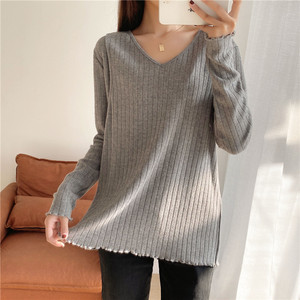 <span class=keywords><strong>Haut</strong></span> d'entretien en coton de maternité pour femme <span class=keywords><strong>Allaitement</strong></span> à manches longues - Product Image 2