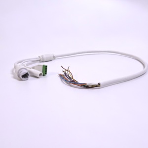 <span class=keywords><strong>Camera</strong></span> Tail Cable 12-core IP67 không thấm nước RJ45 POE cộng với DC cung cấp điện Mạng giám sát Cáp <span class=keywords><strong>Video</strong></span> - Product Image 2