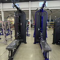 Máquina de remo de doble función (alto y bajo) con carga de pin ajustable, serie A7, comercial, para gimnasios y centros de fitness