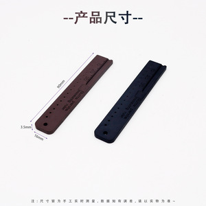 Regla de Medición de Puntas Dentales de Gutapercha Resistente a Altas Temperaturas, Instrumentos Quirúrgicos Dentales para la Medición de la Longitud Apical del Conducto Radicular - Product Image 5