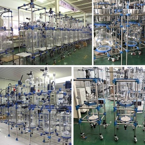 Phòng thí nghiệm liên tục khuấy Tank trọng fermentor bioreactor 10 L 20L 50L 100L 150L 200L kính lò phản ứng - Product Image 5