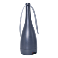 Ventilateur anti-mouches Vertak, forme de bouteille de vin, fonctionne 14 heures, rechargeable, pour extérieur