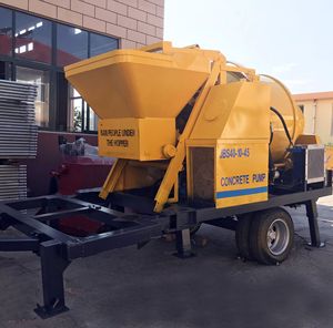 20m³/h <span class=keywords><strong>Mini</strong></span>-Anhänger-Betonpumpe - Dieselbetriebene Pumpcrete-Maschine Leicht zu Transportieren für Baustellen - Product Image 2