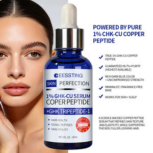 Best Selling Anti Wrinkle <b>Face</b> Hair Scalp Moisturizing Restore Skin Elasticity Hydrating Brighte GHK-CU Copper Firming Serum - Product Image 5