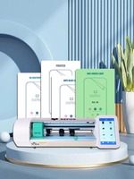 Máquina cortadora de película de hidrogel, Protector de pantalla para teléfono móvil, Plotter de corte, herramienta de corte de Protector de pantalla y vidrio templado, 2 uds.