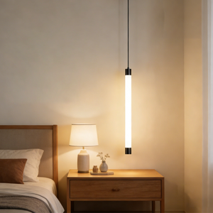 Lustre long réglable en hauteur pour chevet, éclairage <span class=keywords><strong>LED</strong></span> moderne et simple pour chambre et <span class=keywords><strong>salon</strong></span>, sensation haut de gamme - Product Image 1