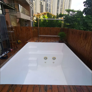 Llega en 10 Días Envío desde EE. UU. <span class=keywords><strong>Mini</strong></span> Piscina para Casa Pequeña 4.3m 14 pies Piscina Enterrada para Nadar al Aire Libre para Niños - Product Image 4