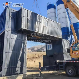 โรงงานผสมคอนกรีตแบบเคลื่อนย้ายได้ Corey HZS180 ควบคุมด้วยระบบ PLC สายการผลิตคอนกรีตผสมเสร็จกำลังการผลิตสูง - Product Image 3