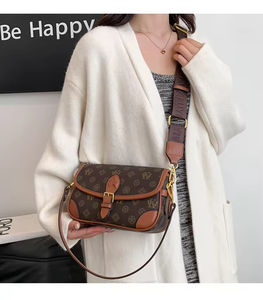 Sac à main décontracté de luxe de haute qualité, de marque de créateur, à bandoulière unique, en cuir PU imperméable, à fermeture ouverte, portable, sac à bandoulière - Product Image 2