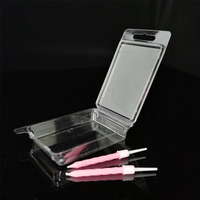 Vente en gros de boîtes de présentation à clapet en plastique transparent PET pour emballage sous blister d'outils