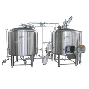 1000 L brewhouse system 1000 liter microbrewery brewing equipment with 2 vessels brewhouse made with stainless steel 304