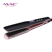 Planchas de Pelo Planas de Titanio MAC para Salón y Hotel, Plancha de Pelo de Cerámica de Turmalina OEM, Planchas de Pelo Planas al por Mayor