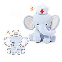 Grosir Boneka Bayi Plushie Custom Desain OEM Aman Lucu Boneka Hewan Isi Kapas PP Lembut Hadiah Plushie Custom