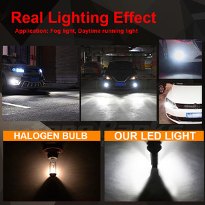 <b>Led</b> Fog Light <b>Bulb</b> H1 <b>H3</b> H7 H11 9005 9006 6000K 6000Lm 12V For Retrofit Upgrade Universal Fit - Product Image 5