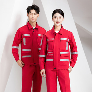 Hersteller Fabrik Langarm Arbeits kleidung Sicherheit Arbeits anzug mit hervorragenden Eigenschaften - Product Image 2