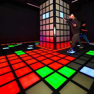 Juego Interactivo de Baile con Piso LED Activado, <span class=keywords><strong>Escape</strong></span> <span class=keywords><strong>Room</strong></span> de Team Building, Super Grid Pixel de 30x30cm, La Sala de Juegos Es Lava - Product Image 4