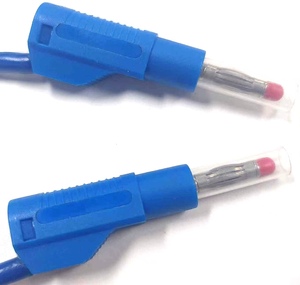 4mm stapelbare bananenconnector voedingskabel 1mm² flexibele draad bananenplug jumperkabel testkabel voor laboratorium - Product Image 3