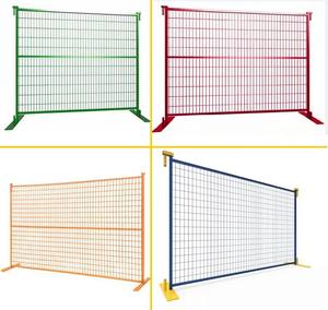 Panneaux de clôture temporaire en PVC enduit et galvanisé, faciles à assembler, pour <span class=keywords><strong>allée</strong></span> de villa et usage extérieur - Product Image 5