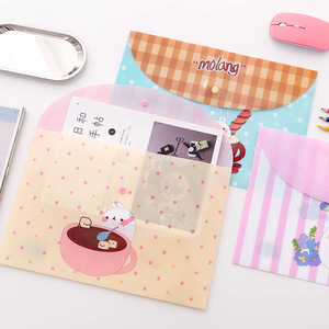 Chất lượng cao tùy chỉnh PVC túi tài liệu với nút và nắp đầy màu sắc A4 kích thước biểu tượng tùy chỉnh - Product Image 3