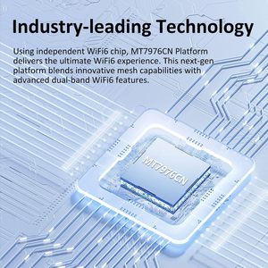 Lưới Wifi hệ thống ax3000 5g <span class=keywords><strong>CPE</strong></span> mt7976cn 574Mbps 2 4GHz 2400Mbps <span class=keywords><strong>5</strong></span> <span class=keywords><strong>8GHz</strong></span> 1 WAN 3 LAN cơ quan giám sát 120 giây doanh nghiệp Router - Product Image 5